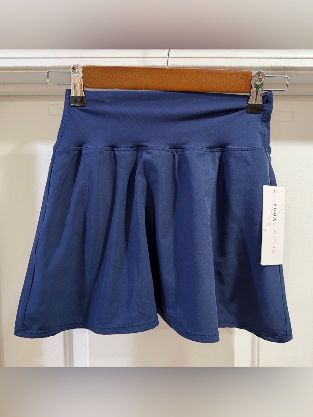 Yogalicious Navy LightStreme Swing Breeze Tennis Skort Skirt  Size Small 🆕🆕🆕